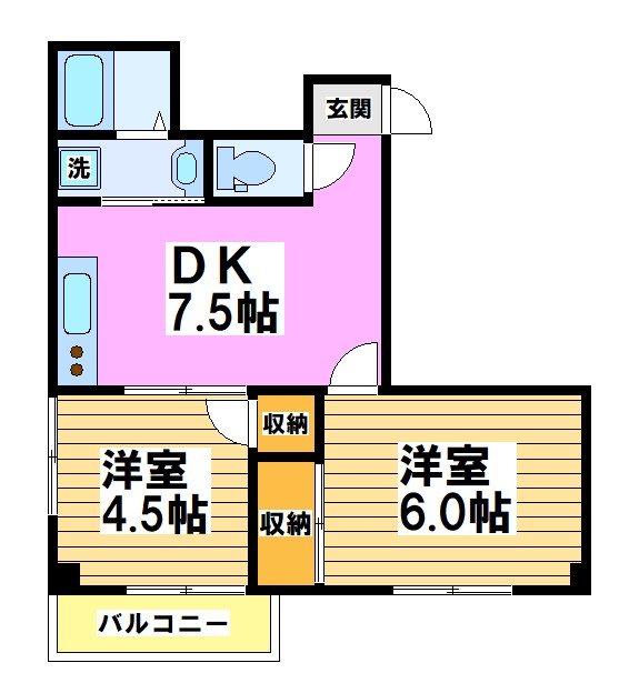 第2小林マンション 間取り