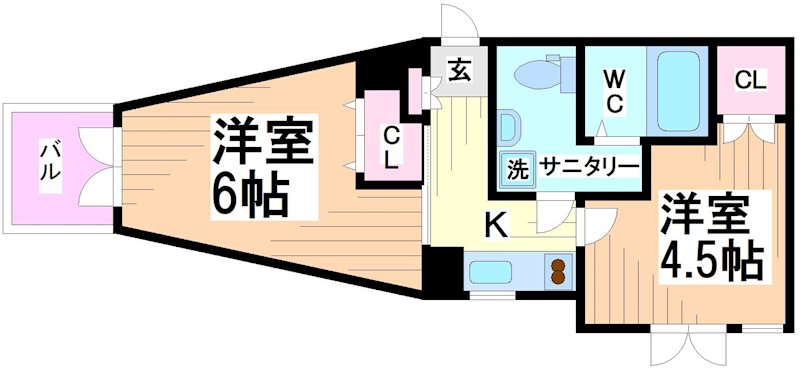 ラポルタ和泉 間取り