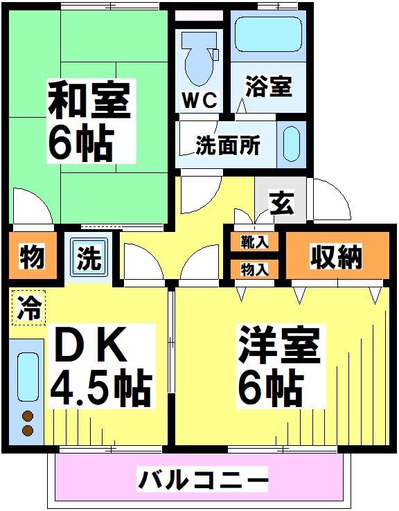 サザンコーポラスⅡ 間取り