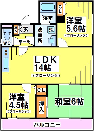 メゾンベル・アネックス 間取り