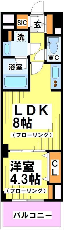 アルソスフォート調布 間取り