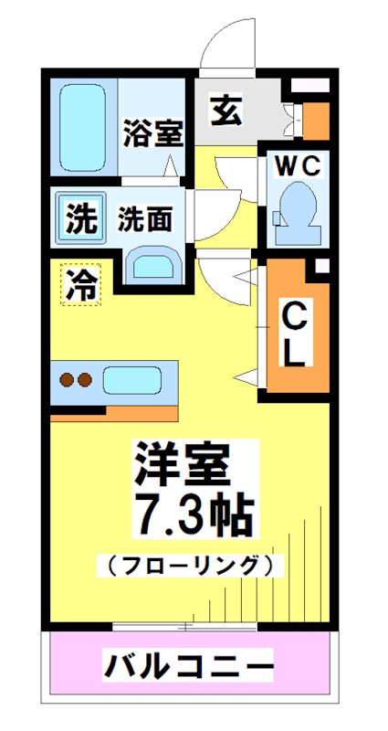 ルーエ調布 間取り