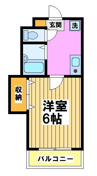 クレッセント柴崎 203号室 間取り