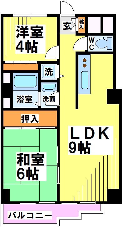 アブニール調布 間取り