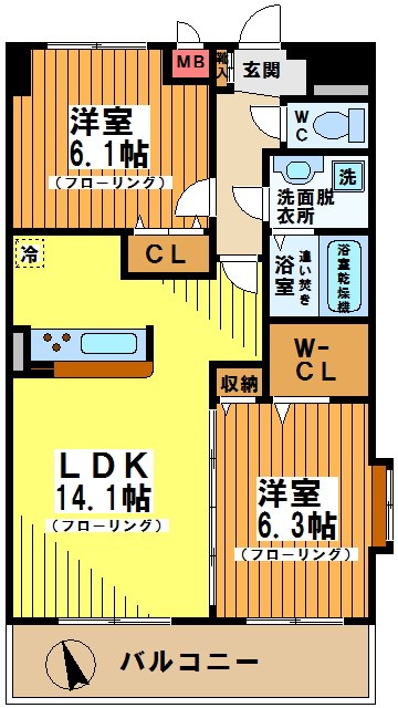 モヤコリバ 間取り