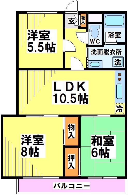 シャルム西山 間取り