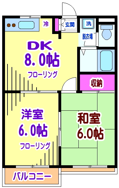 ニューカレード 間取り