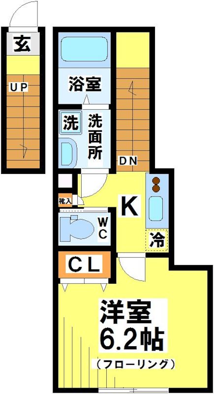 ミハス調布菊野台 207号室 間取り