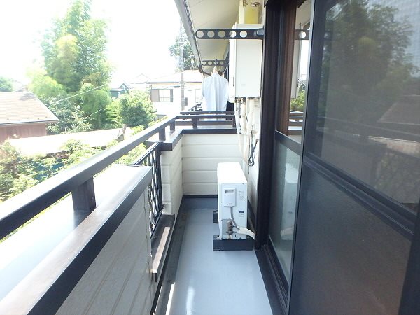 ハイムのばら ベランダ