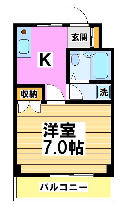 アネックス調布Ⅱ 304号室 間取り