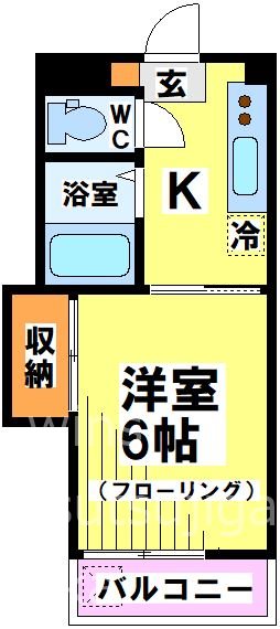 レスポワール 302号室 間取り