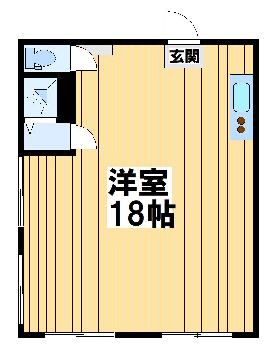 サホダコーポNO1 208210号室 間取り