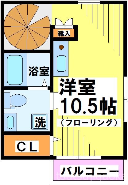 ツインコート多摩川 201号室 間取り