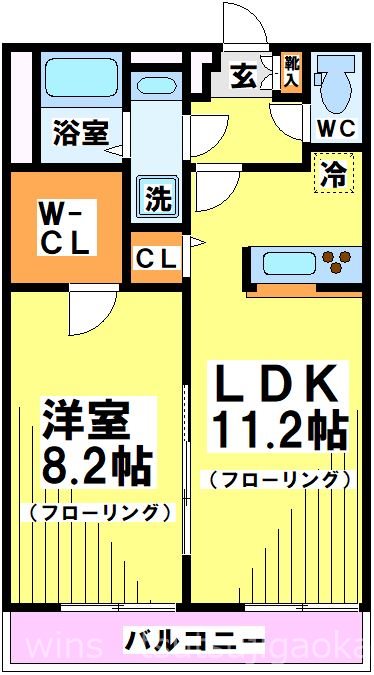 リブリ・調布 301号室 間取り