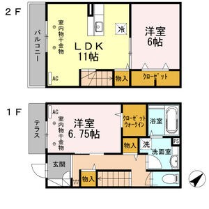 メゾンラマージュ 103号室 間取り