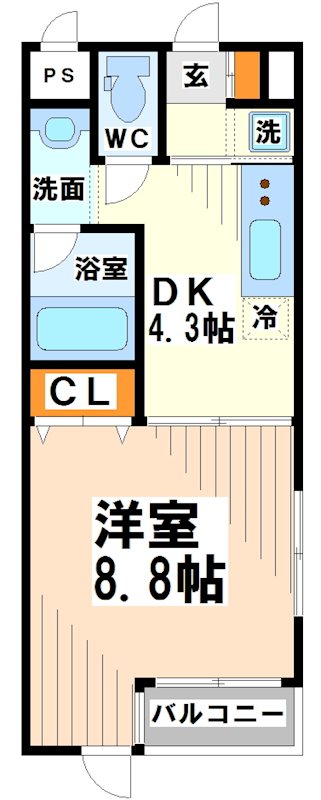 サンパラッツオ六番館 間取り