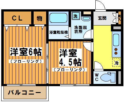 リバーヒルズ仙川 間取り