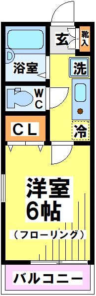 エスポワール 105号室 間取り