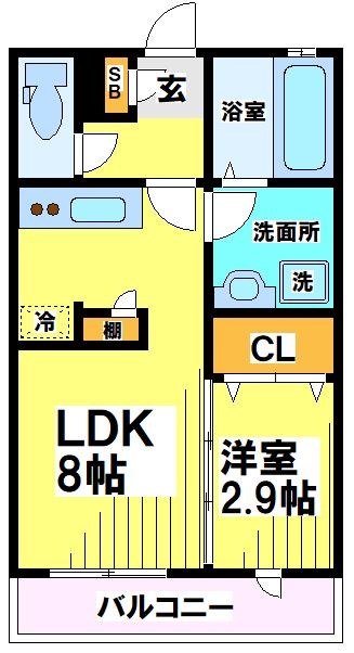 東京都世田谷区北烏山９丁目 間取り