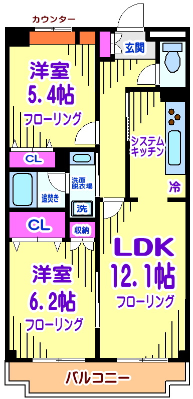 エステージ世田谷仙川 間取り