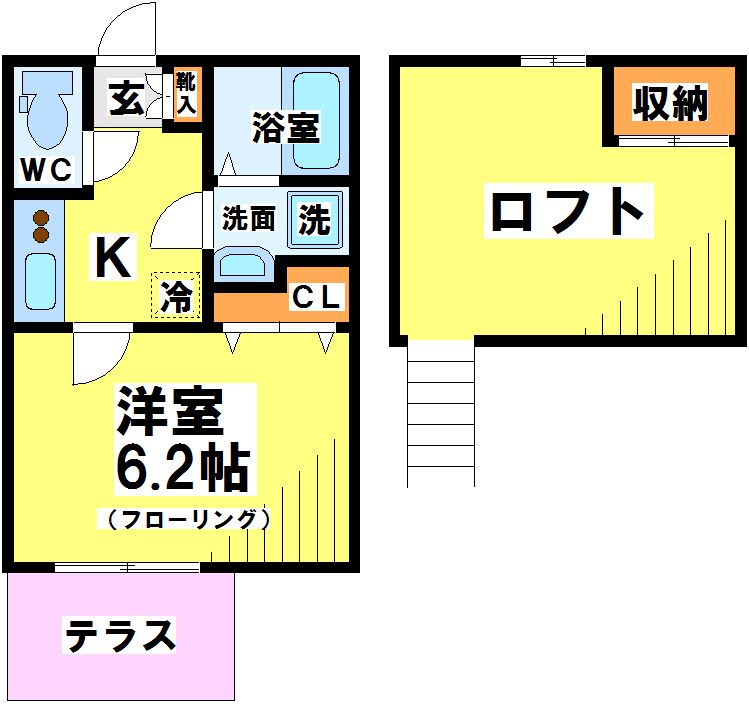キャスルつつじヶ丘 間取り