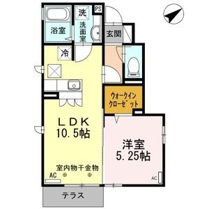 カーサフェリオ 101号室 間取り
