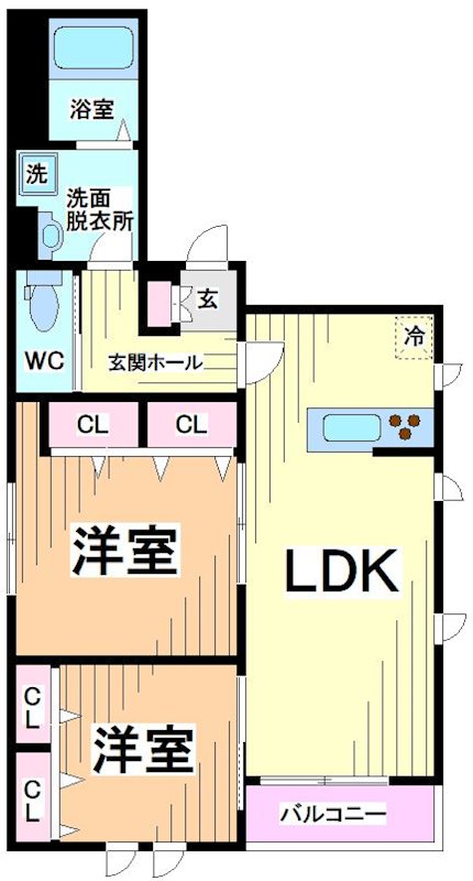 プリモ下北沢 間取り