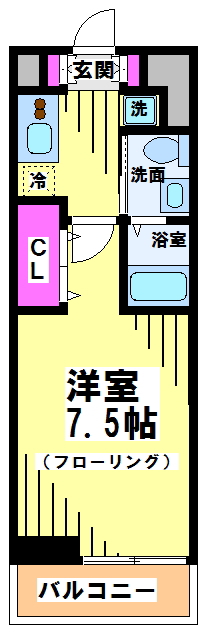 プラウドフラット仙川 間取り図