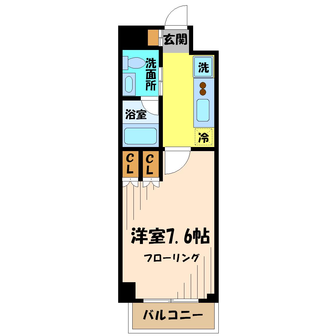 プラウドフラット仙川Ⅱ 間取り