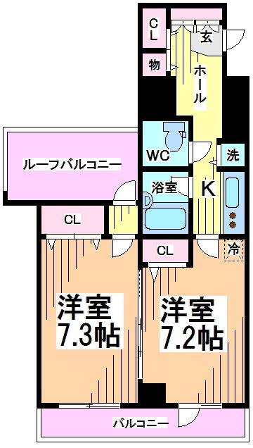 グランド・ガーラ笹塚　 間取り