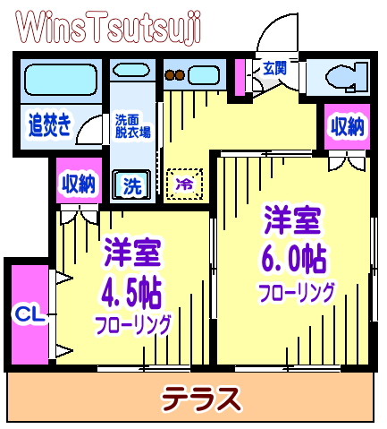メゾン・ド・フルールA 間取り