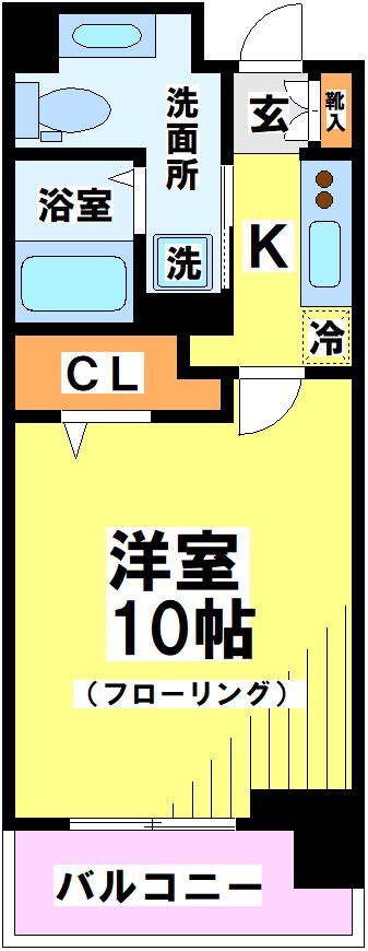 Win Bell仙川(ウィンベルセンガワ) 間取り