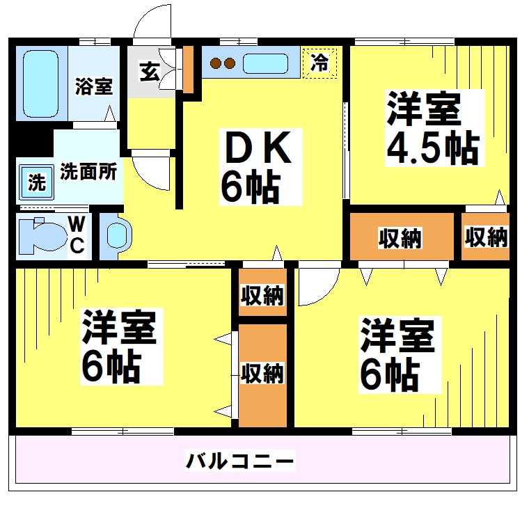 東京都調布市飛田給２丁目 間取り