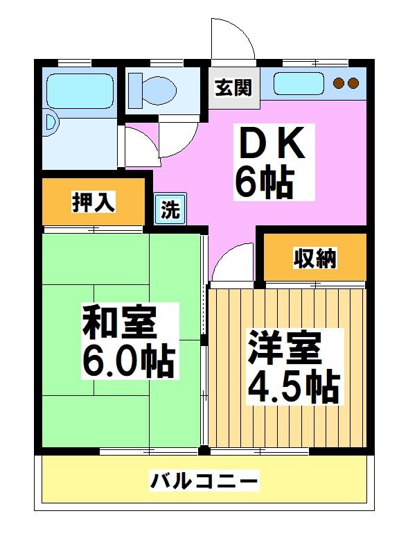 メゾン田辺 間取り