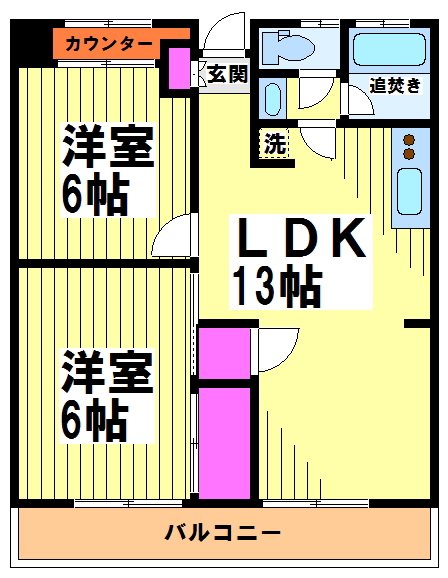 サンハイツ国領 間取り