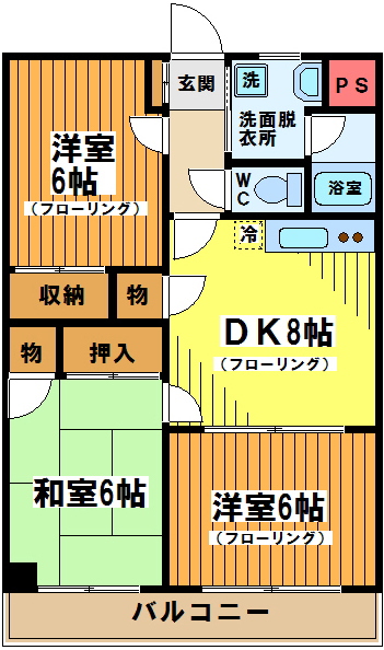 スプランドゥール国領  間取り