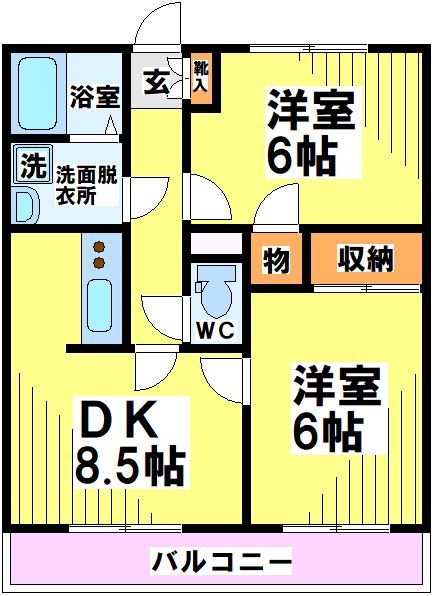 ハイツプレントリー 間取り