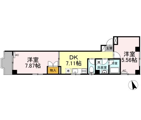 コージーハラ  間取り
