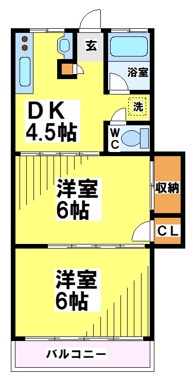 東京都調布市菊野台２丁目 間取り