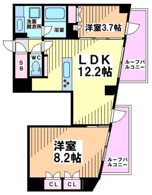 YSレジデンス代田橋 間取り