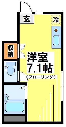 ファーストハウス 104号室 間取り