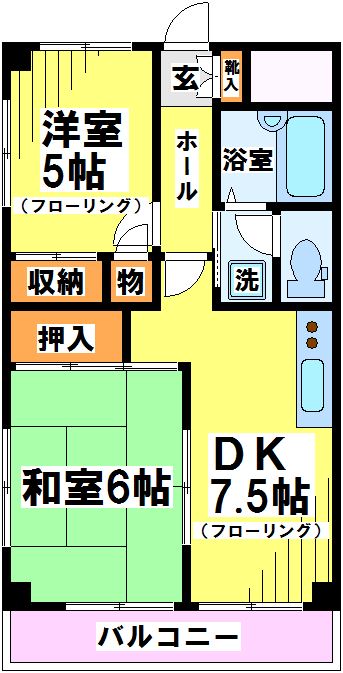 ライオンズマンション調布国領 間取り