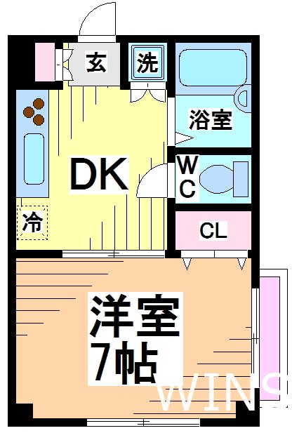 ハイツ幡ヶ谷 間取り
