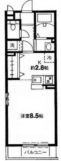 ルーエ弐番館 101号室 間取り