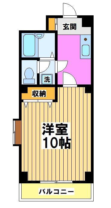 コーポ福田 305号室 間取り