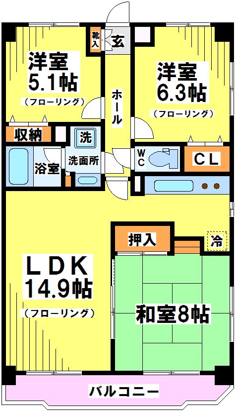 【ロイヤルシーダ】 間取り