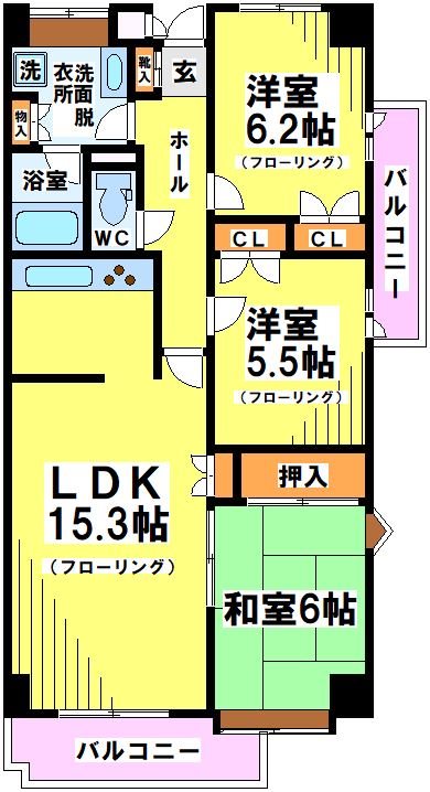 ゴコウエテルナーレ 間取り
