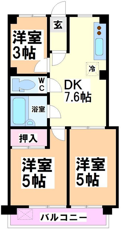加納マンション 間取り