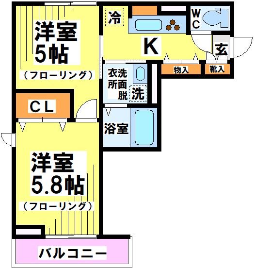ファトーレ調布 間取り