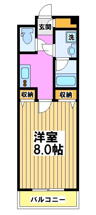 ル･ビザージュ　 203号室 間取り